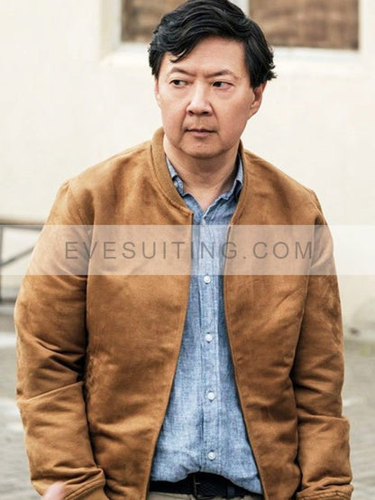 David Kim My Spy The Eternal City 2024 Brown Jacket