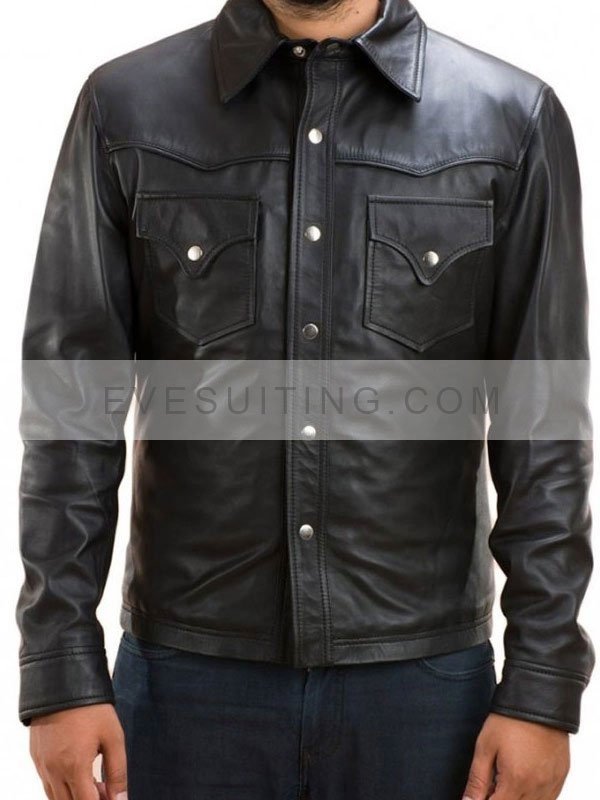 David Morrissey The Walking Dead Black Jacket