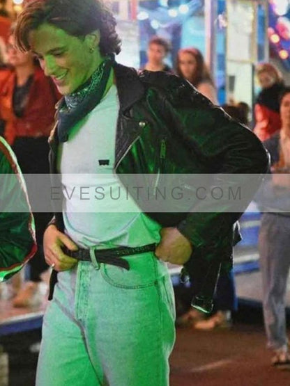 David Summer of 85 Black Leather Jacket