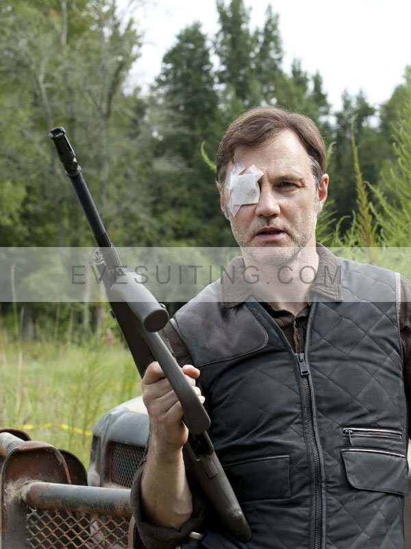 Dead David Morrissey Quilted Vest 