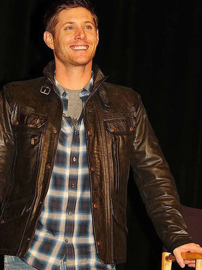 Dean Winchester Brown Real Leather Jacket
