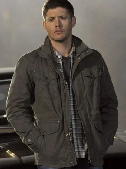 Dean Winchester Green Cotton Jacket