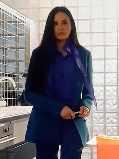 Demi Moore Blue Blazer