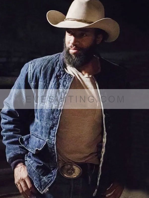 Yellowstone Colby Mayfield Bomber Denim Jacket