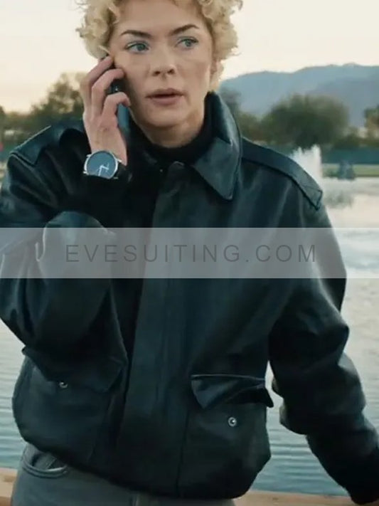 Detective Ellen Ridgway Lights Out 2024 Leather Jacket