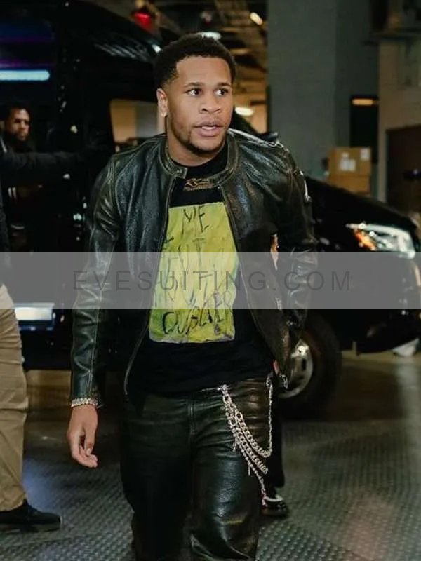 Devin Haney NYC 2024 Leather Jacket