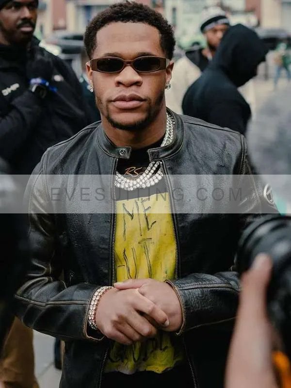Devin Haney NYC 2024 Leather Jacket