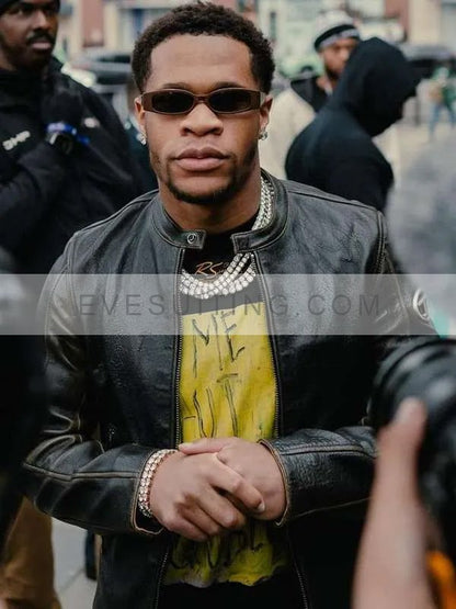 Devin Haney NYC 2024 Leather Jacket