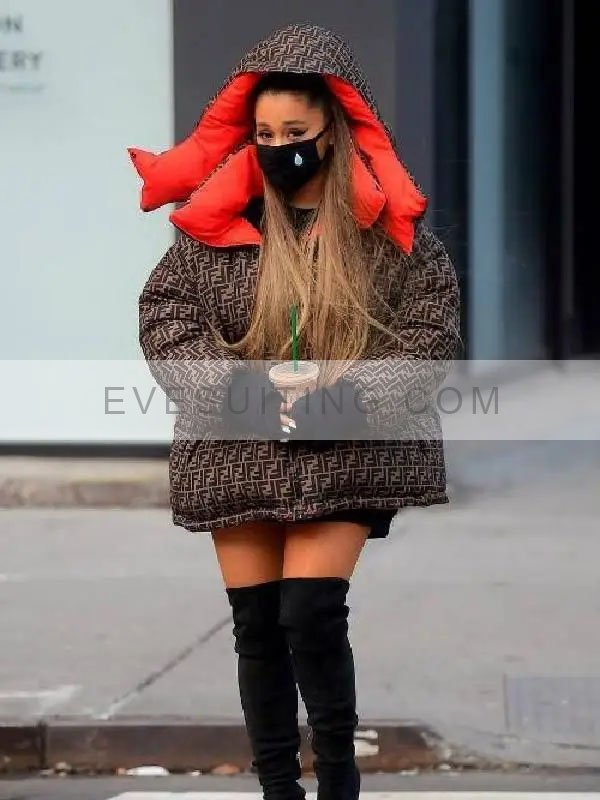 Dont Look Up Ariana Grande Puffer Jacket