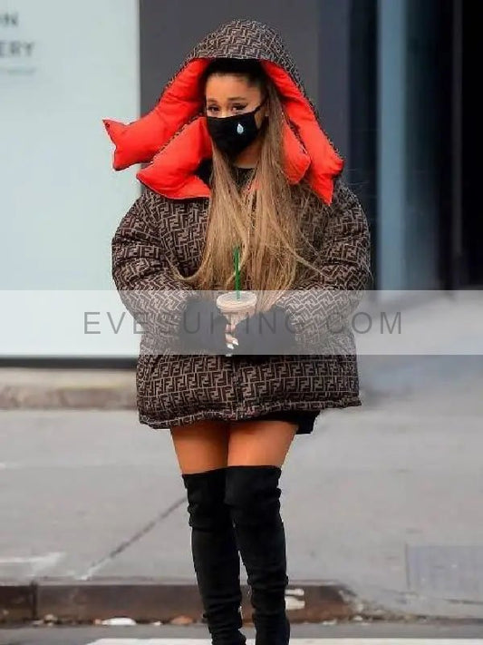 Dont Look Up Ariana Grande Puffer Jacket