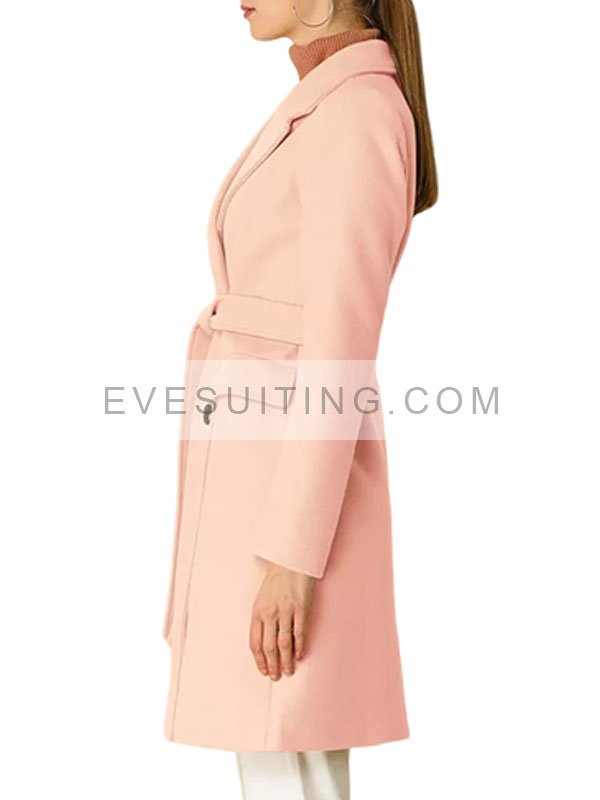 Double Breasted Belted Coat