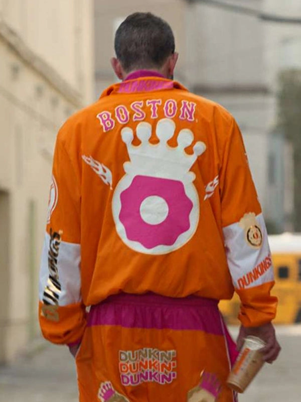 Dunkin Donuts Ben Affleck Orange Track Jacket