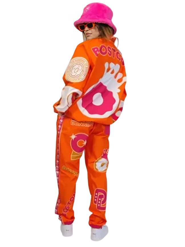 Dunkin Donuts Orange Tracksuit