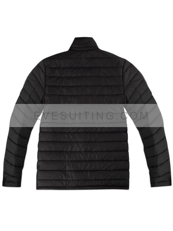 Dutton Ranch Yellowstone S05 BLack Puffer Jacket