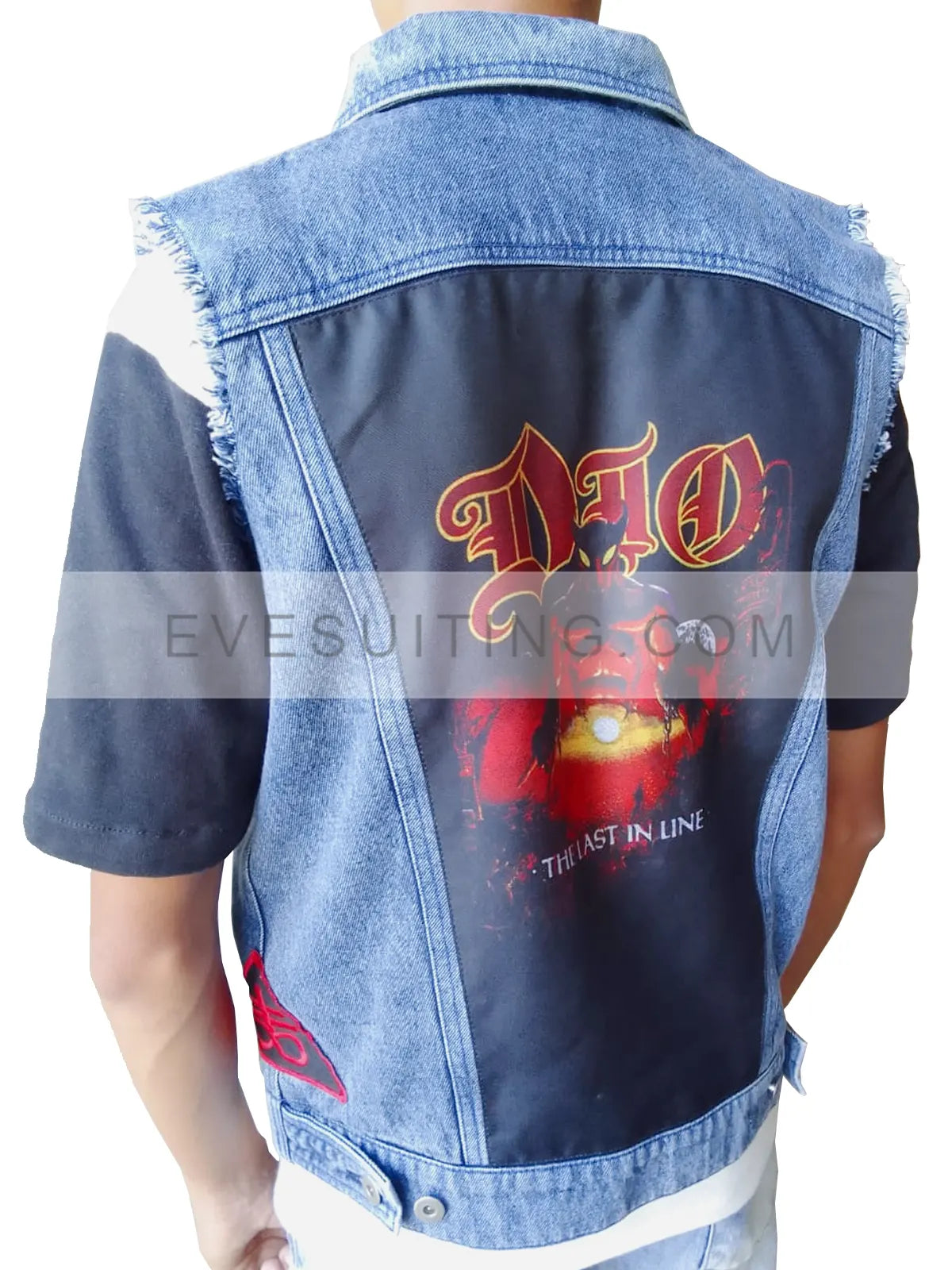 Eddie Munson Stranger Things Denim DIO Vest