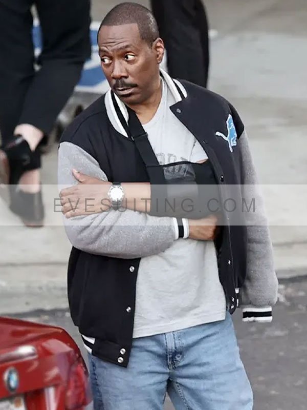 Eddie Murphy Beverly Hills Cop Axel Foley 2024 Varsity Bomber Jacket