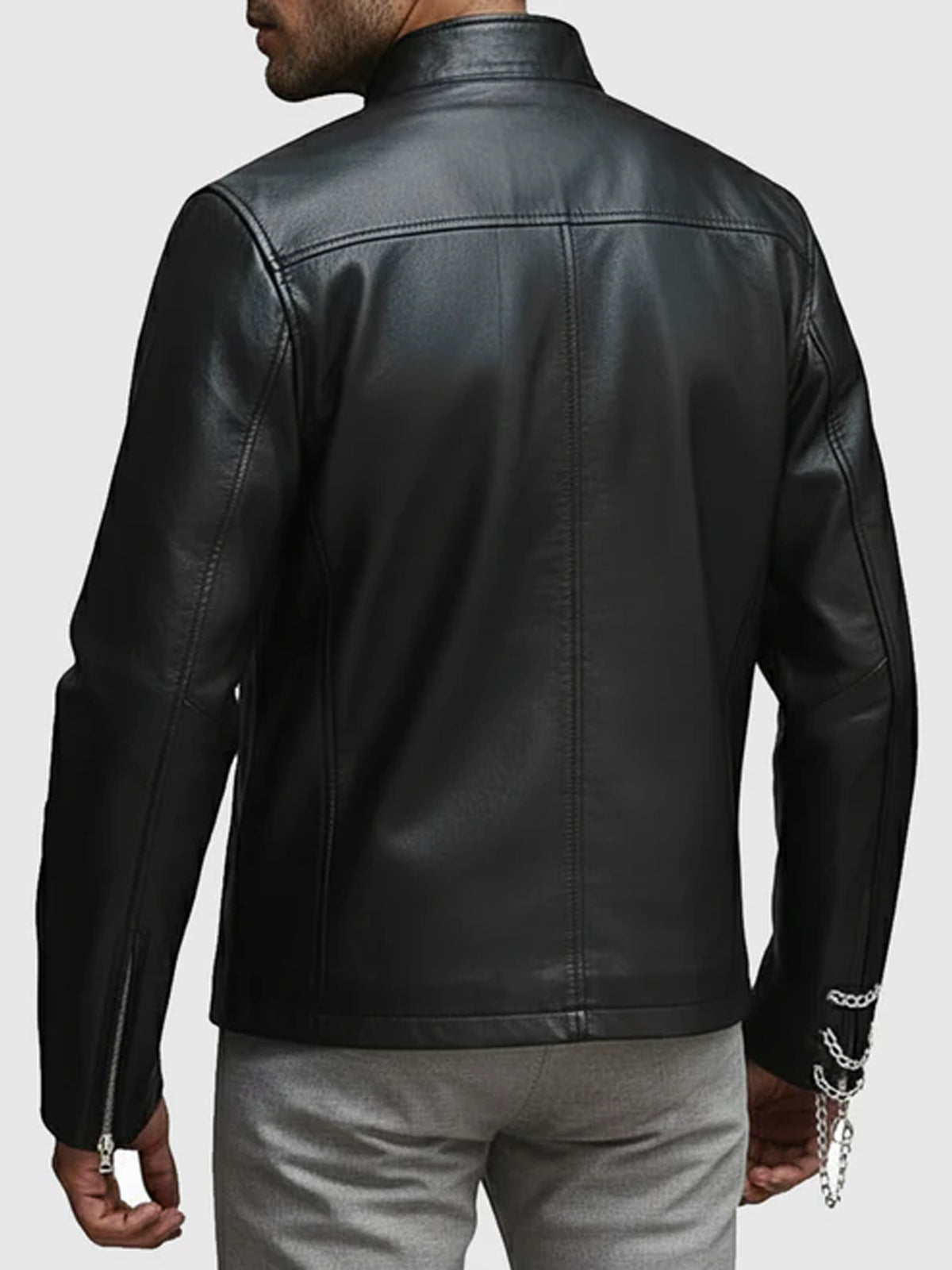 Eddie Munson Denim vest with Leather Jacket