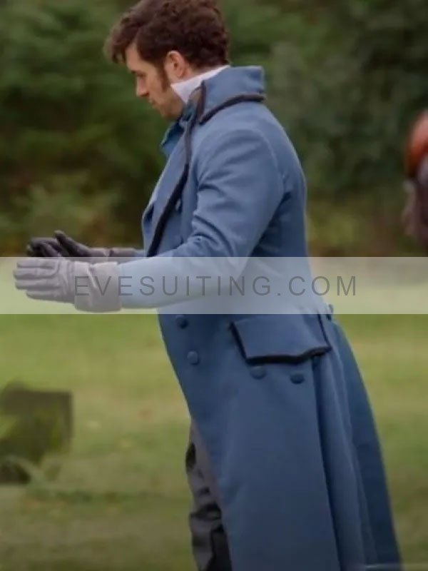 Edward Blue Cotton Coat