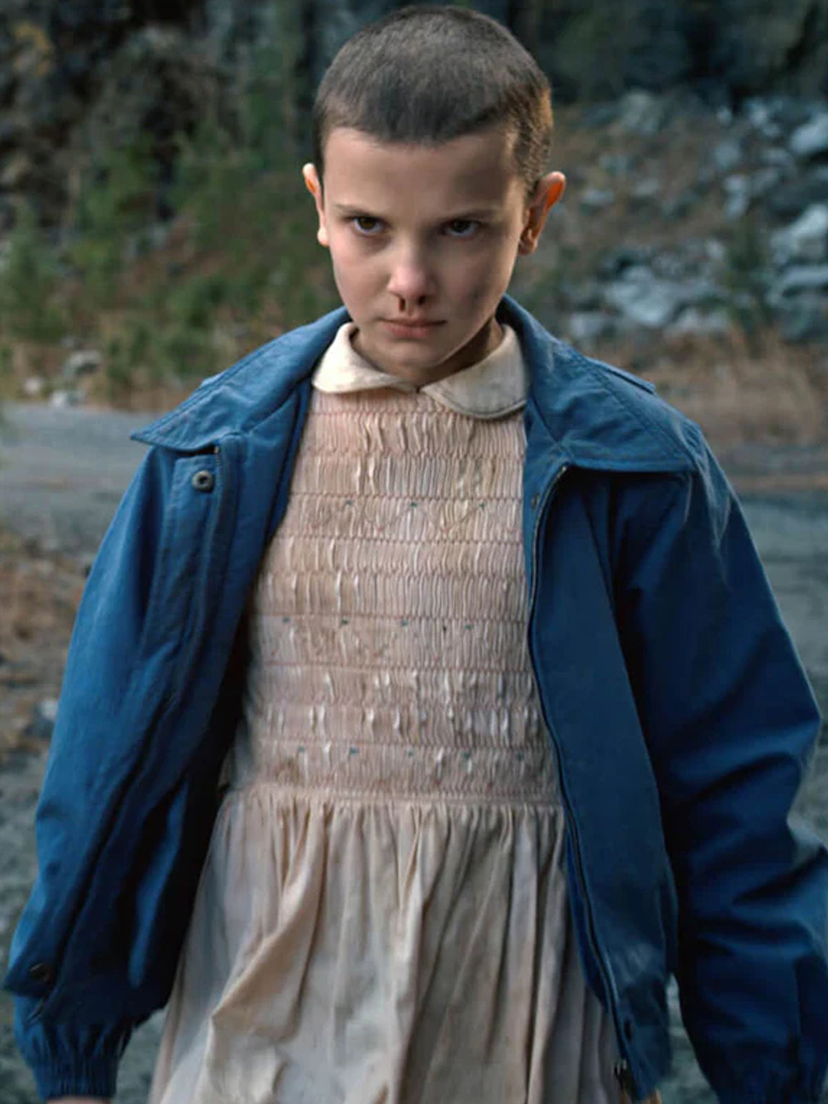 Eleven Stranger Things Cotton Blue Jacket