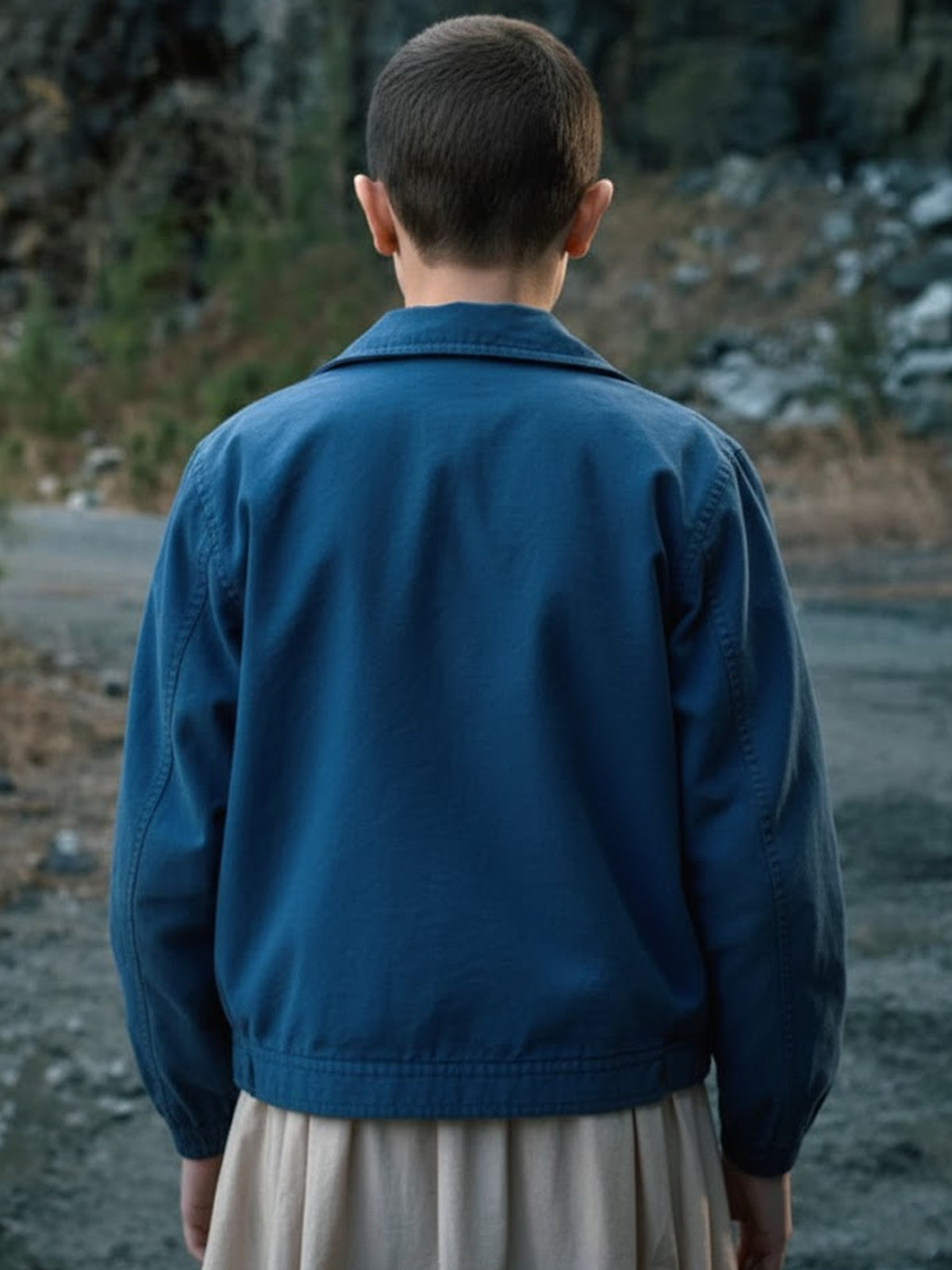 Eleven Stranger Things Millie Bobby Blue Jacket