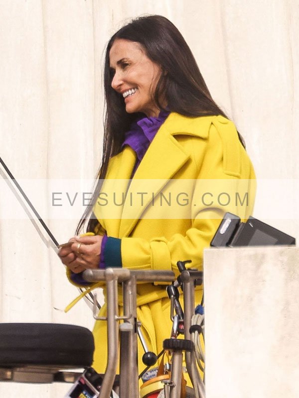 Elisabeth Sparkle Yellow Coat
