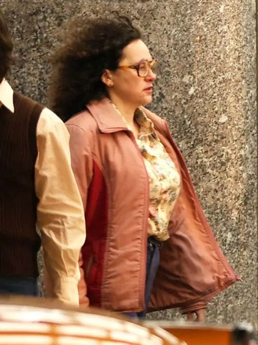 Ella Hunt Saturday Night 2024 Pink Jacket