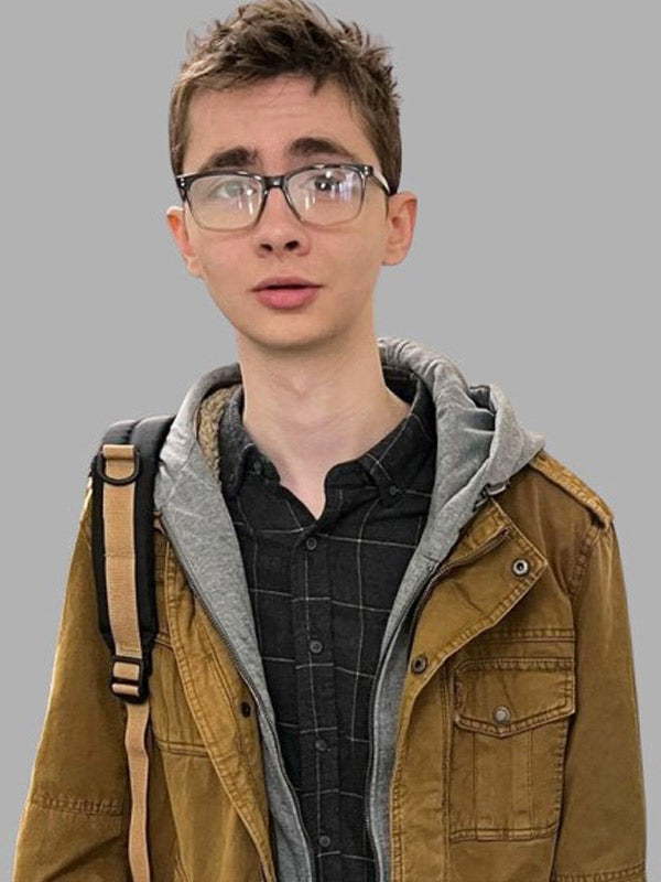 Elliott Fullam Terrifier 3 2024 Brown Jacket