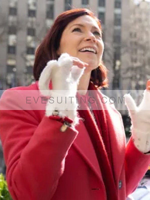 Elsbeth Tascioni TV Series Elsbeth 2024 Carrie Preston Red Wool Long Coat