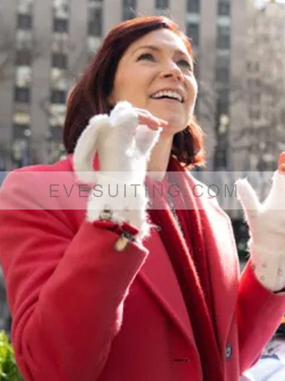 Elsbeth Tascioni TV Series Elsbeth 2024 Carrie Preston Red Wool Long Coat