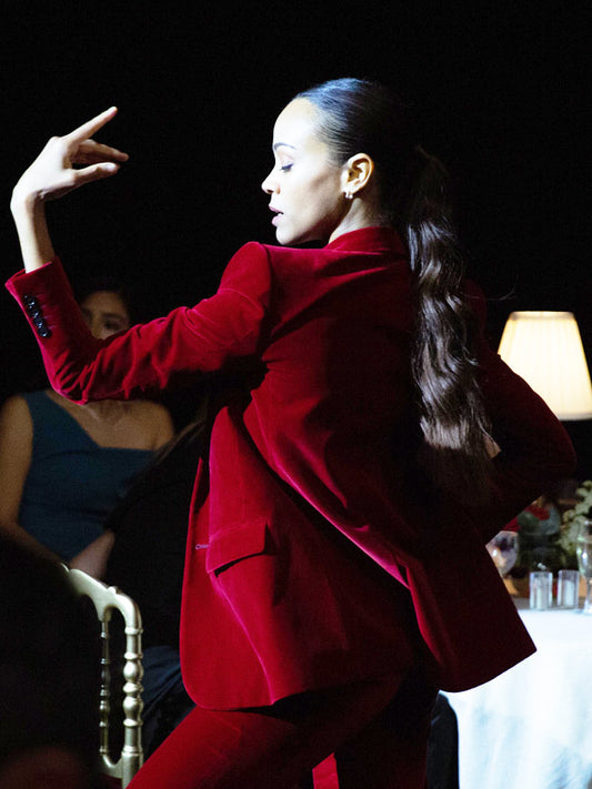 Emilia Pérez 2024 Zoe Saldana Red Blazer