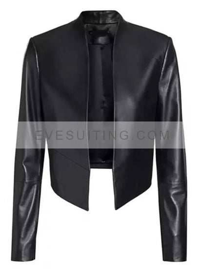 Emily Cooper Emily In Paris Black Leather Jacket