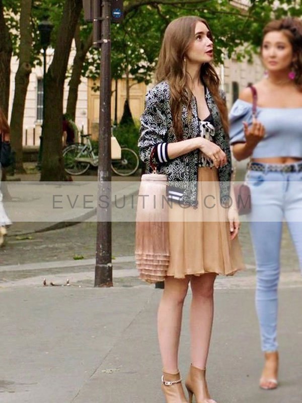 Emily In Paris Emily Cooper Bomber Jacket