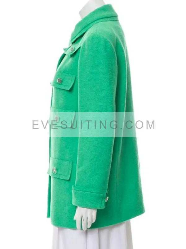 Emily In Paris Emily Cooper Green Chanel Coat