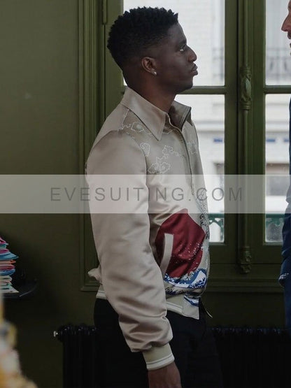 Emily In Paris Julien Pastel S03 Printed Jacket