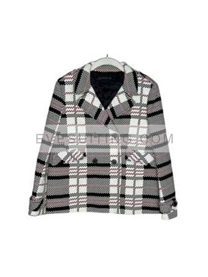 Emily In Paris S03 Lily Collins Checkered Jacket