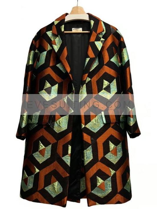 Emily In Paris S03 Marianne Geometric Coat