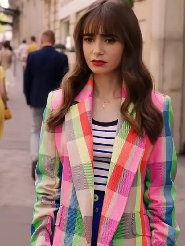 Emily in Paris Emily Cooper Multicolor Blazer