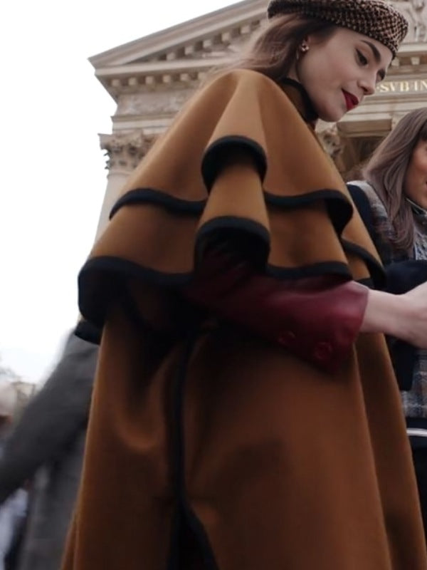 Emily in Paris S04 Cape Coat
