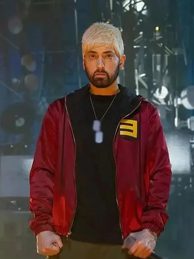 Eminem Houdini 2024 Red Jacket
