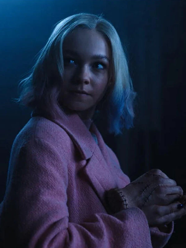 Emma Myers Pink Coat