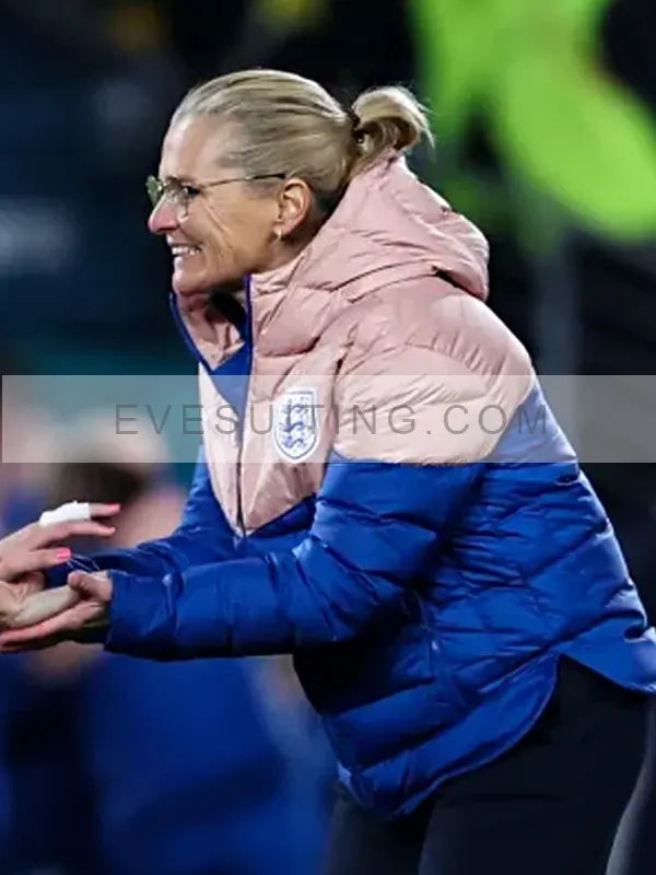 England Football Team Lionesses Puffer Jacket With Hood