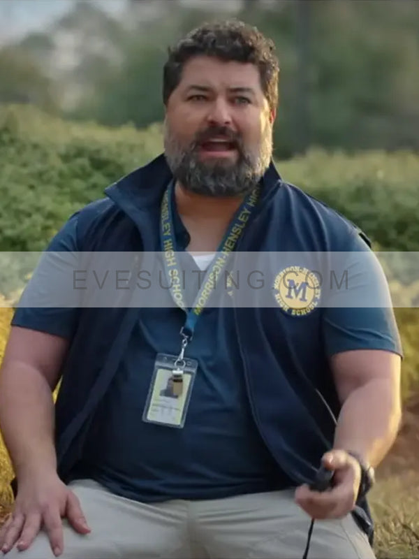 English Teacher Markie Hillridge Blue Vest