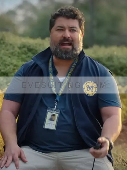 English Teacher Markie Hillridge Blue Vest