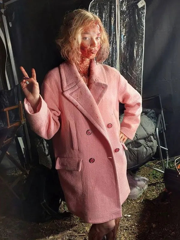 Enid Sinclair Pink Coat