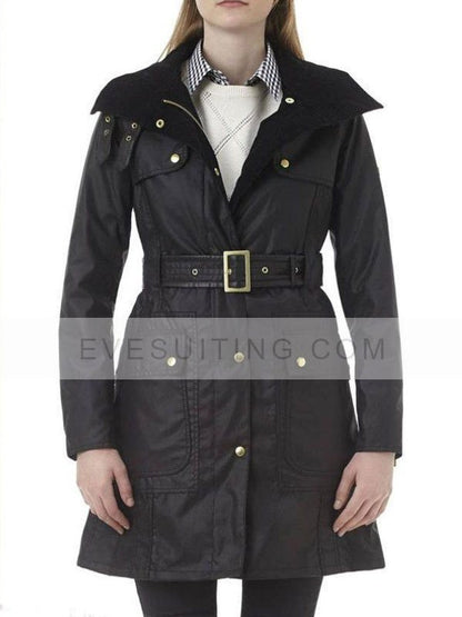 Erin Lindsay Chicago P.D. Black Coat