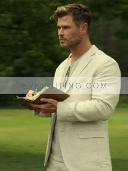 Escape From Spiderhead 2022 Chris Hemsworth Blazer