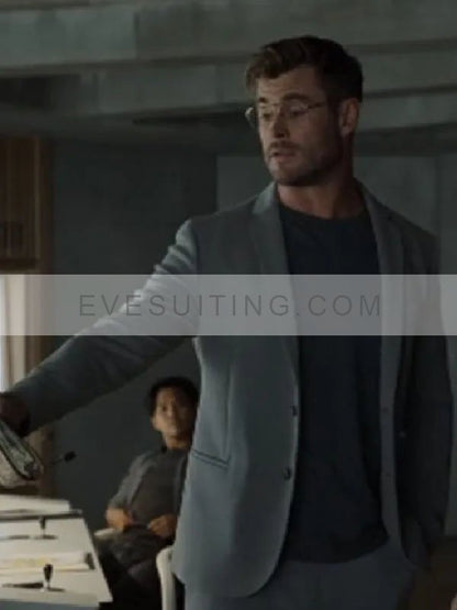 Escape From Spiderhead Chris Hemsworth Blazer