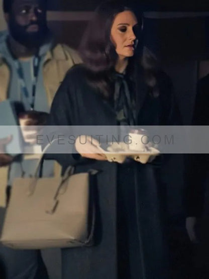 Esme Wren Movie Scoop 2024 Romola Garai Wool Trench Coat