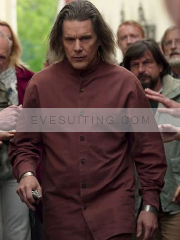 Ethan Hawke Moon Knight Brown Jacket