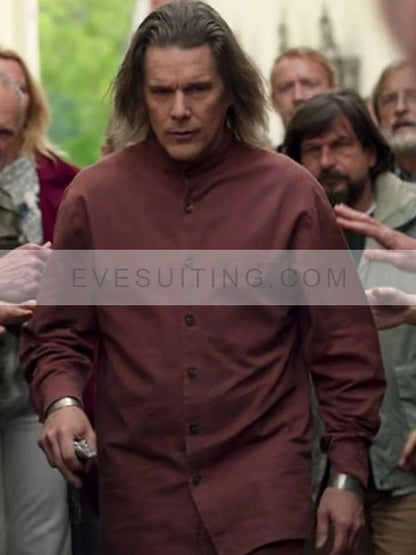 Ethan Hawke Moon Knight Brown Jacket